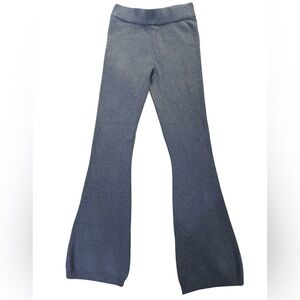 PINK ROSE ribbed flare pant